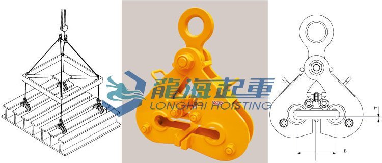 造船廠專(zhuān)用三木KB-100型鋼板夾具 造船廠專(zhuān)用三木KB-100型鋼板夾具