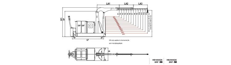 Hydrobull電動(dòng)配重液壓小吊車尺寸圖