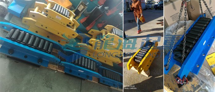 國(guó)產(chǎn)龍升牌履帶式滾輪小車(chē)實(shí)物圖