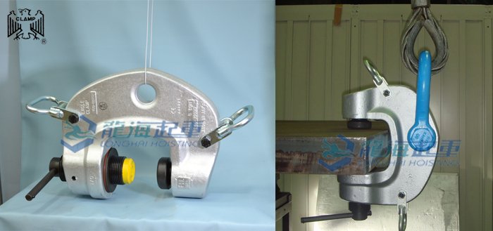 鷹牌SBb型螺旋鋼板起重鉗吊裝案例 鷹牌SBb型螺旋鋼板起重鉗吊裝案例